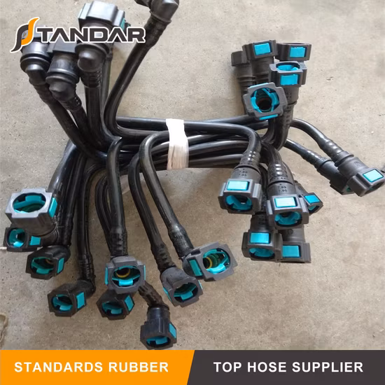 Давление Auto SAE J2044 Нейлоновый топливный шланг Быстрый соединитель в сборе